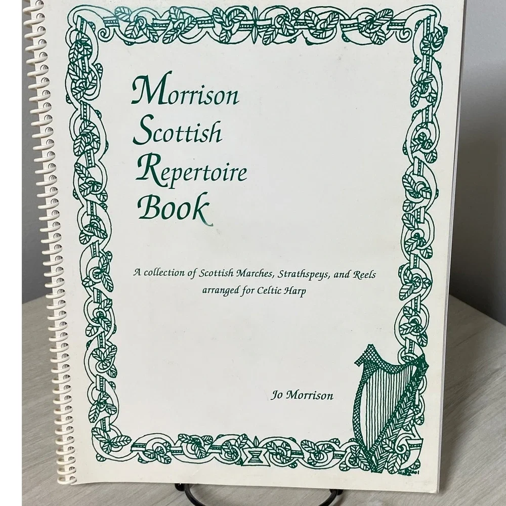 Morrison Scottish Repertoire Book Jo Morrison Celtic Harp Sheet Music Songbook